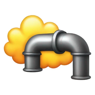 Exhaust emitting smoke sticker