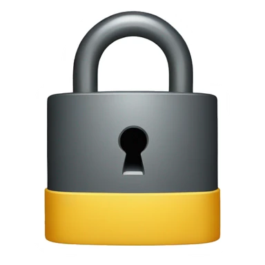 Data Privacy lock  sticker