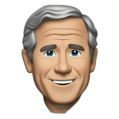 George W. Bush bandana sticker