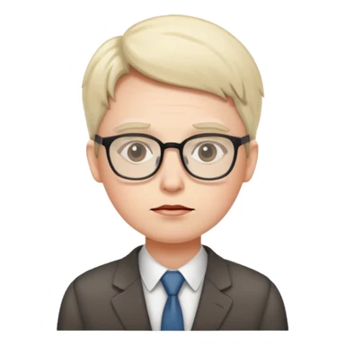 bored office worker sticker