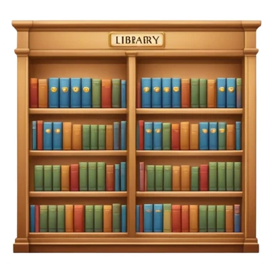 a nice library  sticker