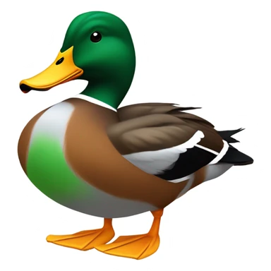 Mallard duck sticker