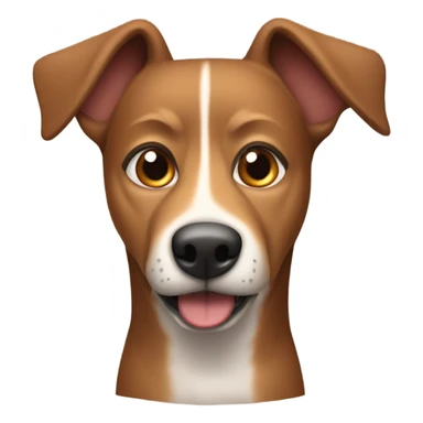 brown mongrel sticker