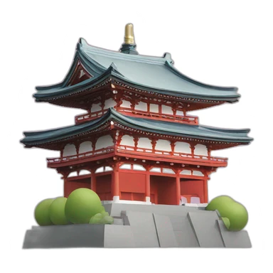 japan monument sticker