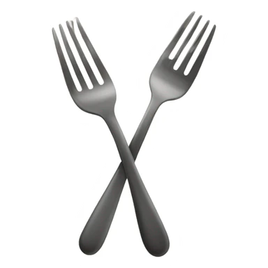 Fork with a face  sticker