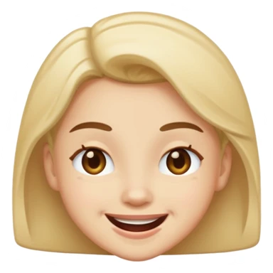 winking face with playful expression sticker