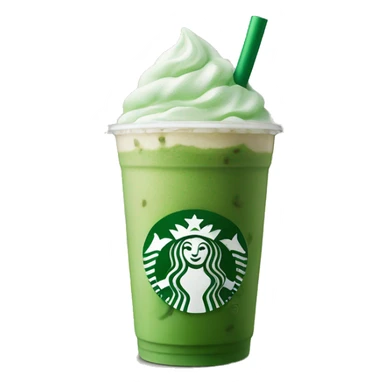 Starbucks iced matcha latte sticker