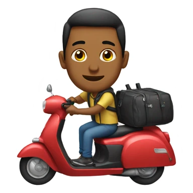 juan from equador on scooter sticker