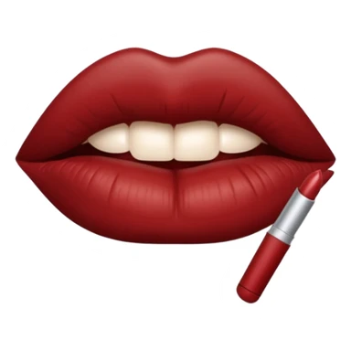 lips with lit blunt between them sticker