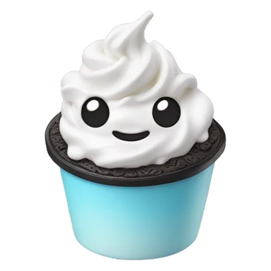Oreo brand frozen yogurt sticker
