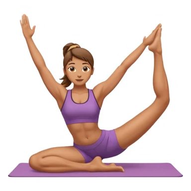 Person Doing Yoga sticker