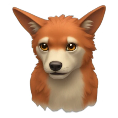 pelirrojo gruñon sticker