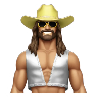 Macho man Randy savage sticker