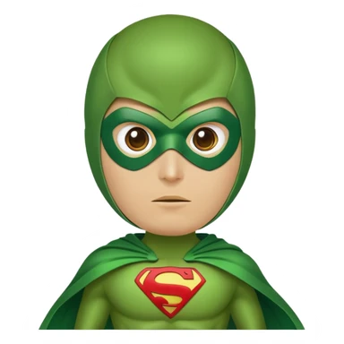 Avocado superhero sticker