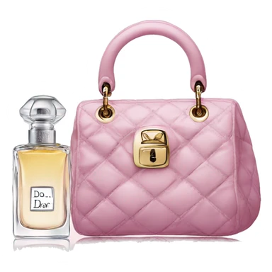 Dior bag perfumes and makeup sticker