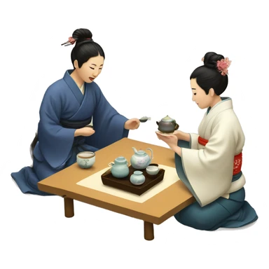 Tea ceremony sticker