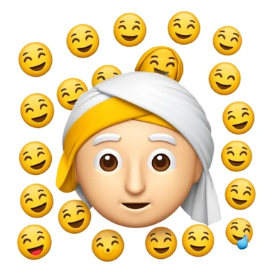 Şapka takan bir emoji  sticker