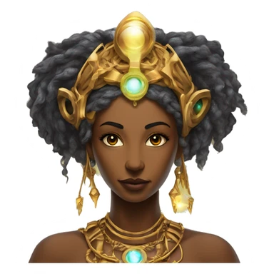Technomancy Goddess is a mystical being who controls both magic and technology. She can cast spells on technological networks. Her powers blend the ancient art of magic with advanced cybernetics and technology. She can command machines sticker