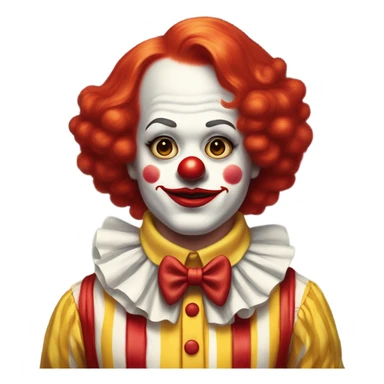 ronald mcdonald sticker