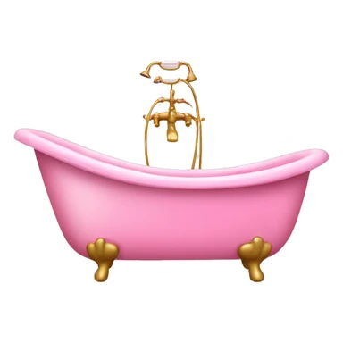 Pink bathtub  sticker