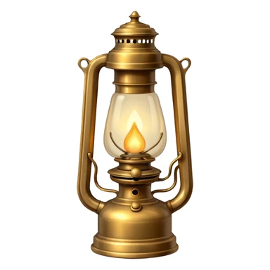 oil lamp light sticker