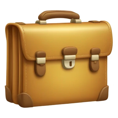 A briefcase in honey sticker
