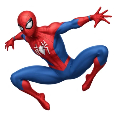 spiderman web slinging sticker