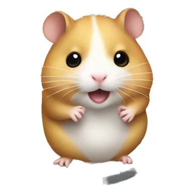 hamster in a wheel sticker