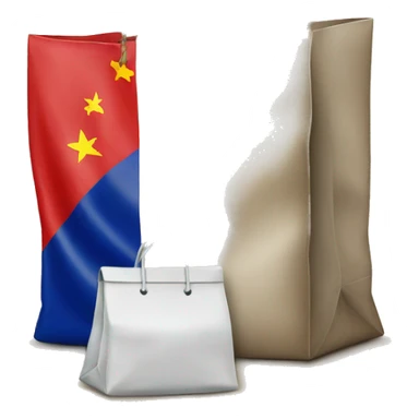 European flag and euro bag sticker