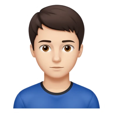 Пол: Мужской
Возраст: Молодой, выглядит как подросток 
Телосложение: Атлетическое/спортивное
Волосы: Короткая, аккуратная, тёмно-коричневая причёска, немного закрывающая лоб.
Лицо: Светлая кожа, европейский тип внешности sticker