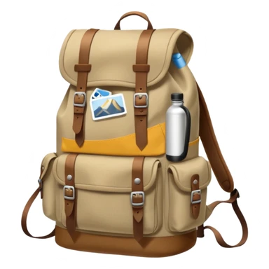 mountain backpack sticker