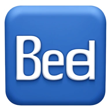 blue word "blessed" sticker