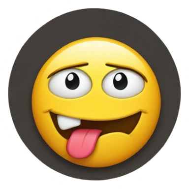 Smirking rolling eye emoji  sticker