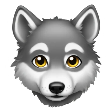 Baby wolf sticker