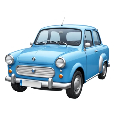 Trabant 601 blau sticker