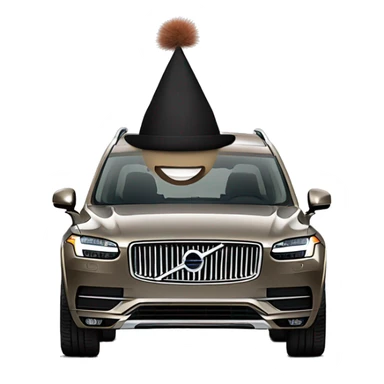 Volvo xc90 with a hat sticker