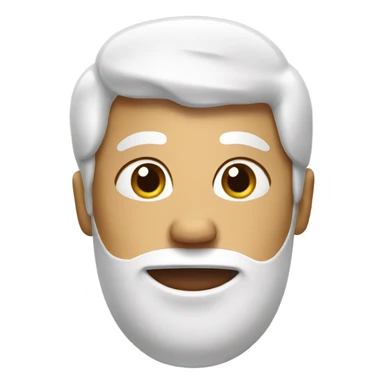 emoji with mayo on face sticker