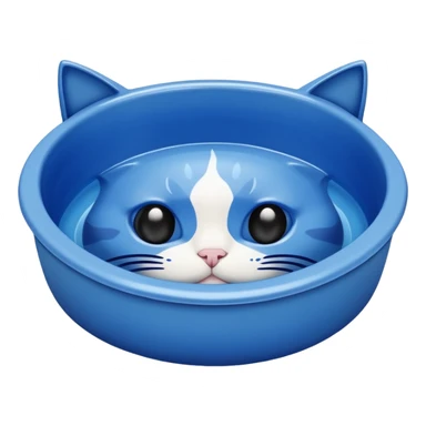 A water bowl for cats sticker