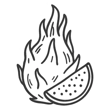 dragonfruit sticker