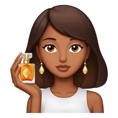 Perfume victoria brown sticker