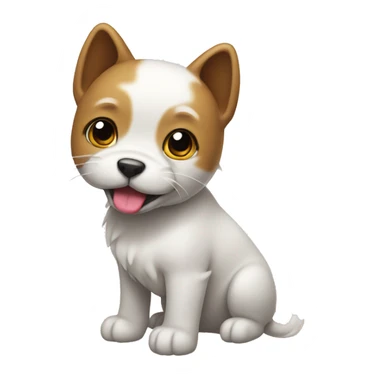 Dog hello kitty sticker