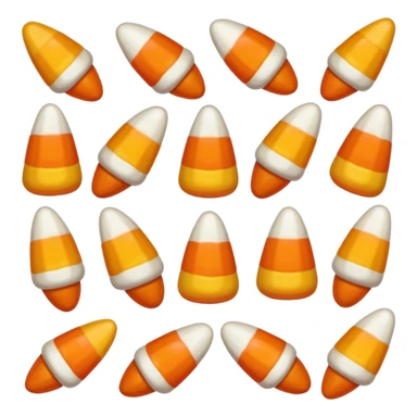 Candy corn sticker