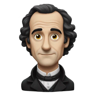 Mr poe from a series of unfortunate events tv show sticker