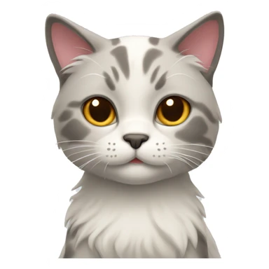 Rag doll cat with a pretty face sticker