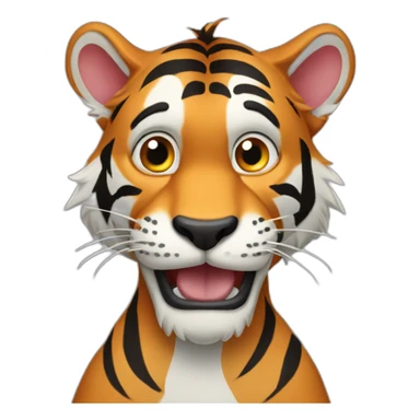 Goofy mixed with tiger the tiger sticker