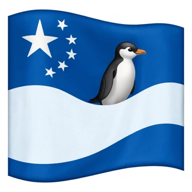 True south flag antarctica sticker