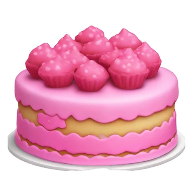 Pink coquette cake  sticker
