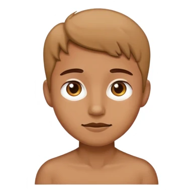 A cute light brown ugh sticker