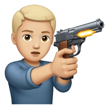 getting held at gun point sticker