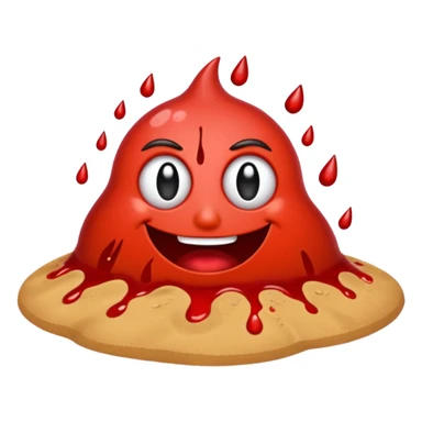 blood on sand sticker